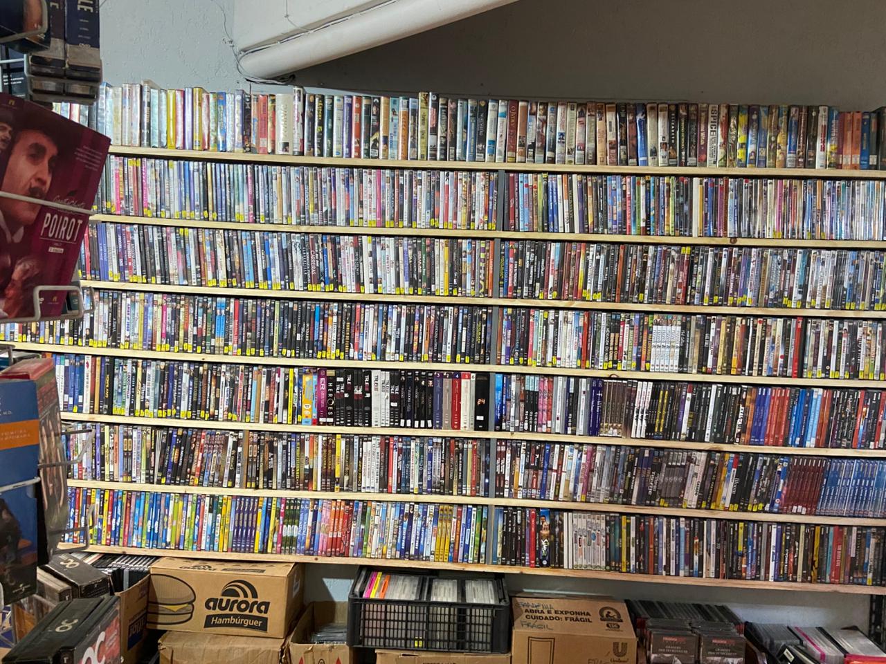 Acervo de CDs e Discos de Vinil do Sebo Dom Manuel